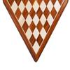 16" Hand Carved Wooden Weighted Chessboard - Golden Rosewood & Maple Wood with 42 MM Sqaure | Chess Board for Tournament view 1