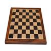 23" Ebony Wood Chess Set Board | Solid Ebony Wood Squares with Golden Rosewood Border Flat Chess Board | Tournament Luxury Chess Board |Taj Chess Store view 1