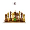 3.7" Russian Zagreb Chess Pieces Set Only | Luxury Yugoslavia Chess Set in Acacia | Best Gift for Him or Her | Chess Moscow view 3