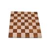 12" Solid Inlaid Wood Roll Up Travel Chess Game Board in Golden Rosewood - 39 mm Square - Premium Wood Chess Board Only view 2