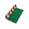 12" Solid Inlaid Wood Roll Up Travel Chess Game Board in Golden Rosewood - 39 mm Square - Premium Wood Chess Board Only view 3