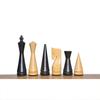 3.1" Russian Poni Mid Century Chess Pieces - Handcrafted Minimalist Staunton Chess Set view 1