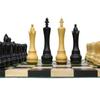 3.5 Empire Series Wooden Weighted Chess Set with 2 Extra Queens- Unique Chessmen - Taj Chess Store view 3