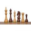 3.9" Master Staunton Handcrafted Chess Pieces Only | Weighted Craftman Series Chess Pieces | Classical Chess Set- TAJ CHESS STORE view 3