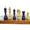 3.5" King Russian Zagreb Chess Pieces Set only | Luxury Unique Chess Set in Ebonised Boxwood | Best Gift for Him or Her | Chess Moscow view 1