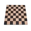 12" Solid Inlaid Wood Roll Up Travel Chess Game Board in Ebony Wood - Premium Wood Chess Board view 2