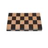 12" Solid Inlaid Wood Roll Up Travel Chess Game Board in Ebony Wood - Premium Wood Chess Board view 3