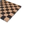 12" Solid Inlaid Wood Roll Up Travel Chess Game Board in Ebony Wood - Premium Wood Chess Board view 4