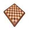 17" Handmade Wooden Chessboard in Golden Rosewood and Maple Wood Only Board with Algebraic Notation- Tournament Flat Board - 45 MM Square view 1