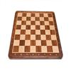 17" Handmade Wooden Chessboard in Golden Rosewood and Maple Wood Only Board with Algebraic Notation- Tournament Flat Board - 45 MM Square view 2