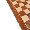 17" Handmade Wooden Chessboard in Golden Rosewood and Maple Wood Only Board with Algebraic Notation- Tournament Flat Board - 45 MM Square view 3