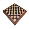 21" Ebony Wood Chess Set Board | Solid Ebony Wood Squares with Golden Rosewood Border Flat Chess Board | Tournament Luxury Chess Board |Taj Chess Store view 1