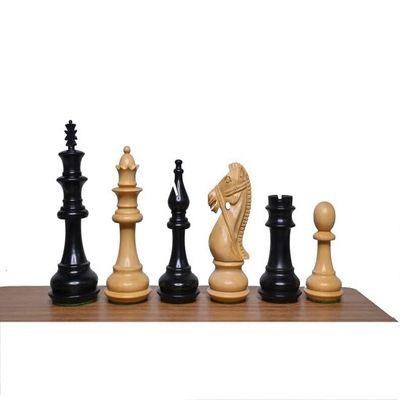 4.1" Supreme Bridal Knight Chess Set | Staunton Double Weighted Chess Pieces | Luxury Chess Set- TAJ CHESS STORE