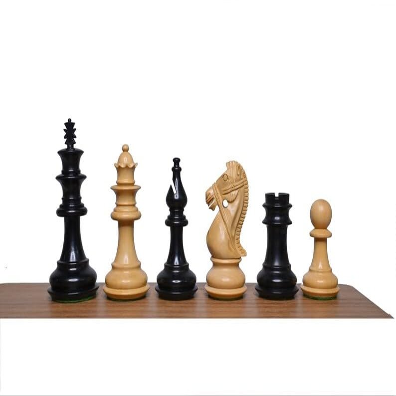 4.1" Supreme Bridal Knight Chess Set | Staunton Double Weighted Chess Pieces | Luxury Chess Set- TAJ CHESS STORE