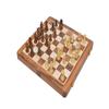 14" Folding Travel Chess Set in Golden Rosewood | Wooden Chess Set | Portable Chess Set-Best Gifting for Him or Her view 3