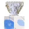Can Be Reused Permanent Washable Adult Baby Potty Diaper Training Underwear ABDL Incontinence Waterproof Training Incontinence Booster Pads Pants 2 Packs (Pink & Blue, XL) view 4