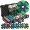 Bullets Playing Cards | Professional Poker Set Paulie | 300 Ceramic Poker Chips (10 g) + Ceramic Plaques with Premium Case  Casino Poker Set for Texas Holdem view 1