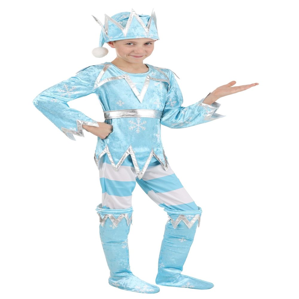 Fun Costumes Chillingly Standardylish Jack Frost Kid's Costume - Large