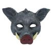 Aiffort 1Pcs Halloween Pig Mask - Wild Boar Mask for Horror, Masquerade, Carnival, Costume Party, Cosplay Props (Grey) view 1