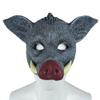 Aiffort 1Pcs Halloween Pig Mask - Wild Boar Mask for Horror, Masquerade, Carnival, Costume Party, Cosplay Props (Grey) view 2
