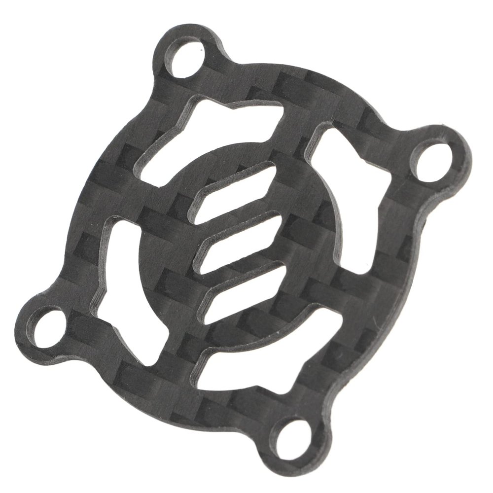 GLOGLOW RC Cooling Fan Cover, Lightweight Motor Cooling Fan Cover, Excellent Heat Dissipation, High Protection Made of Durable Carbon Fiber (A)