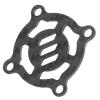 GLOGLOW RC Cooling Fan Cover, Lightweight Motor Cooling Fan Cover, Excellent Heat Dissipation, High Protection Made of Durable Carbon Fiber (A) view 1
