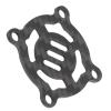 GLOGLOW RC Cooling Fan Cover, Lightweight Motor Cooling Fan Cover, Excellent Heat Dissipation, High Protection Made of Durable Carbon Fiber (A) view 2