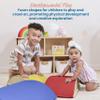 ECR4Kids SoftZone Colorful Log Climber Set, Balance Builders, Assorted, 3-Piece view 3