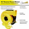 Zoom XLT Inflatable Bounce House Blower Trio | 3 Durable Blowers Included | 1, 1.5, and 2 Horsepower Blowers for Inflatable Bounce Houses, Water Slides, and More view 2
