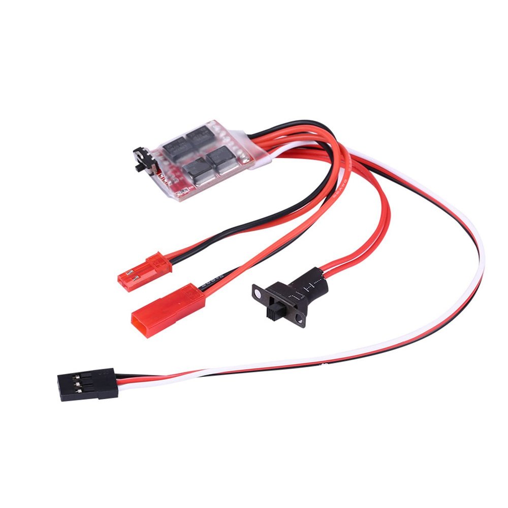 Psytfei RC 20A Brushed ESC Brushed ESC Electronic Speed Controller with Brake for RC Crawler Car/Boat