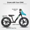 JOYSTAR 14 Inch Balance Bike for Boys Girls 18months-5 Years Old Push Bicycle Toddler Balance Bike 14" Gift Bike for Boys Girls Black view 2
