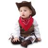 FANCYINN Toddler Baby Boys Western Cowboy Romper Sets Halloween Cosplay Dress Up Play Outfits with Scarf and Hat 95 12-18 Months view 2