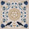 Square Shape Pendulum Divinations Mat Altar Tablecloth Board Game Card Pad Rune Table Cloth Metaphysical Board Game Mat Tarot Card Pat for Reading Divinations Tablecloth Board Game Table Cloth Mat view 1