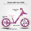 JOYSTAR 14 Inch Balance Bike for Boys Girls 18months-5 Years Old Push Bicycle Toddler Balance Bike 14" Gift Bike for Boys Girls Purple view 2