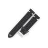 REFKIT Leather Watchbands 17mm 18mm 19mm 21mm Breathable Watch Strap Hand Stitching Leather Strap(Black,19mm) view 1
