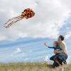 Mint's Colorful Life Octopus Kite, Large 3D Software Octopus Kites for Kids and Adults with Long Tail, Huge Easy Flyer Kites for Beach Trip Family Games and Activities (Orange Spotty) view 2
