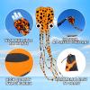 Mint's Colorful Life Octopus Kite, Large 3D Software Octopus Kites for Kids and Adults with Long Tail, Huge Easy Flyer Kites for Beach Trip Family Games and Activities (Orange Spotty) view 3
