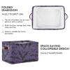 XUWU Storage Basket Bin Halloween with Bat Organizer Basket Collapsible Shelf Basket Cube with handle for Nursery Bedroom Bathroom view 2