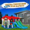 Action Air Bounce House, Bouncy Inflatable House with Blower, Jumping House for Kids with Foldable Sunroof, Love for Kids (No Balls) view 2