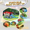 Action Air Bounce House, Bouncy Inflatable House with Blower, Jumping House for Kids with Foldable Sunroof, Love for Kids (No Balls) view 3