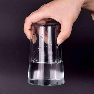 blue-ther Hydrostatic Glass Hunging Water in The Cup Magic Tricks Stage Close Up Gimmick Props Liquid Glass Magic
