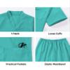 BOMLY Doctor Costume for Kids 7Pcs Toddler Nurse Scrubs Set With Halloween Dress Up Costumes for Boys and Girls Ages 3-11 (Green, 4T-5T) view 3