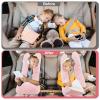 2 Pcs Travel Pillow Car Sleeping Kid Neck U Shaped for The Back Seat Adults Children Head and Body Support Long Distance Journey Accessories (Light Pink) view 4