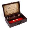 STERLING Games 12 Number Shut The Box Wooden Box Travel Case Nautical Theme Family Dice Game for Kids and Adults view 1