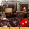 STERLING Games 12 Number Shut The Box Wooden Box Travel Case Nautical Theme Family Dice Game for Kids and Adults view 4