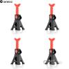 Chanmoo 1/24 RC Toy Jack Stands 1/18 Simulation 6 Ton Metal Adjustable Mini Jacks Stand for 1:18 1:24 Scale Crawler Car Axial SCX24 Kyosho Tamiya HSP FCX24 TRX4M SCX24 AX24 Ford Bronco (Black, 4 PCS) view 3