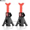 Chanmoo 1/24 RC Toy Jack Stands 1/18 Simulation 6 Ton Metal Adjustable Mini Jacks Stand for 1:18 1:24 Scale Crawler Car Axial SCX24 Kyosho Tamiya HSP FCX24 TRX4M SCX24 AX24 Ford Bronco (Black, 4 PCS) view 4