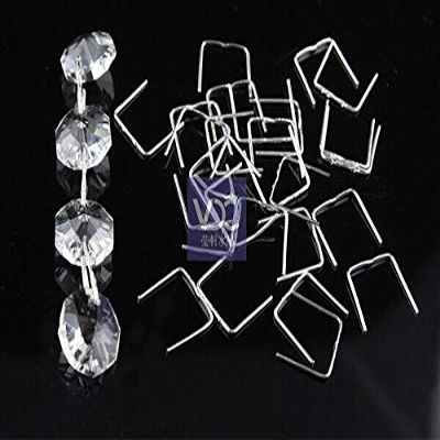 10000PCS 1212MM SQUARE BUCKLE CRYSTAL BEADS CURTAIN - (Size: Chrome)