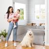 Retractable Baby Gate Perma Child Safety 33" Tall x 71 Wide, Mesh, for Stairs, Doorways, Dogs, Pets, Indoor, Outdoor, One-Handed Operation, Locking, Easy Install, Hardware Mount, Gray view 1