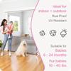 Retractable Baby Gate Perma Child Safety 33" Tall x 71 Wide, Mesh, for Stairs, Doorways, Dogs, Pets, Indoor, Outdoor, One-Handed Operation, Locking, Easy Install, Hardware Mount, Gray view 3
